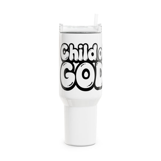 Child of God 40oz Tumbler - Inspirational Travel Cup for Faith, Gifts, Church Events, Spiritual Gatherings, and Everyday Use