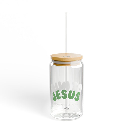 Run to Jesus Glass Cup